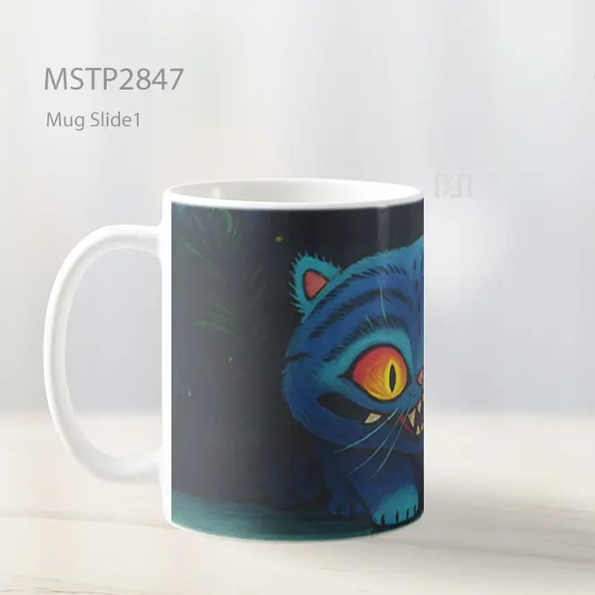 Sussie Derpy Tiger And Pot Bunga Kpop Demon Hunters Mug MSTP2847 - All-side / Desain