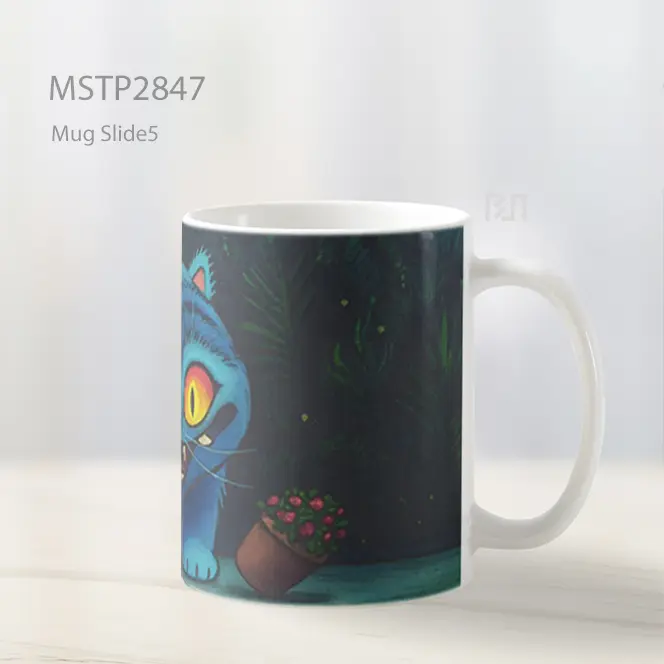Sussie Derpy Tiger And Pot Bunga Kpop Demon Hunters Mug MSTP2847 - All-side / Desain