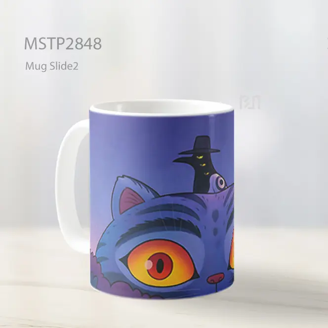 Sussie Kpop Demon Hunters Derpy Tiger Mug MSTP2848 - All-side / Desain
