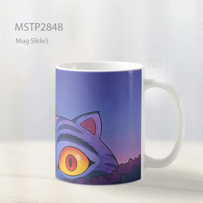 Sussie Kpop Demon Hunters Derpy Tiger Mug MSTP2848 - All-side / Desain