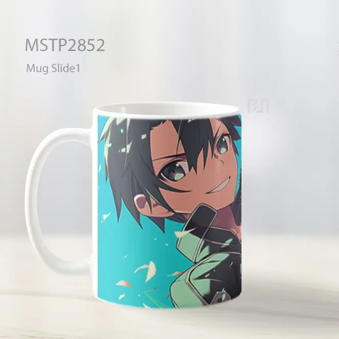 Sword Art Online Senyum Kirigaya Kazuto Mug MSTP2852 - Tampak Kiri