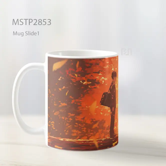 Taki And Mitsuha Kimi No Na Wa Autumn Mug MSTP2853 - All-side / Desain