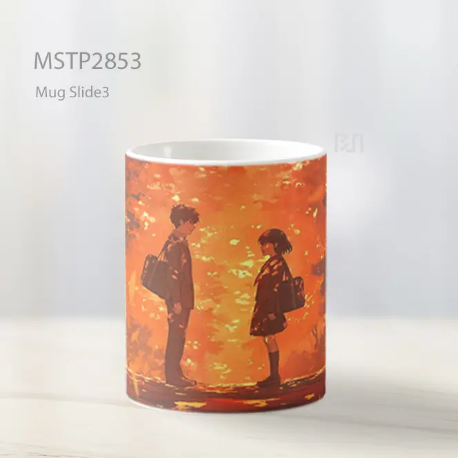 Taki And Mitsuha Kimi No Na Wa Autumn Mug MSTP2853 - All-side / Desain