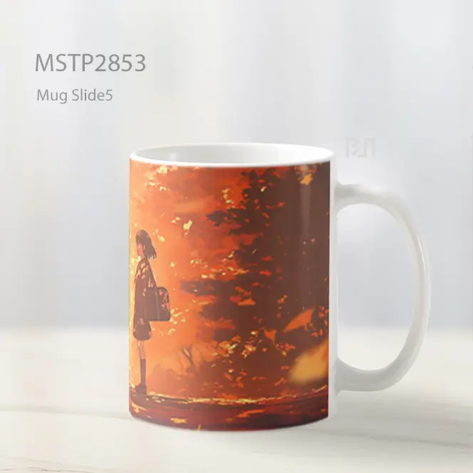 Taki And Mitsuha Kimi No Na Wa Autumn Mug MSTP2853 - All-side / Desain