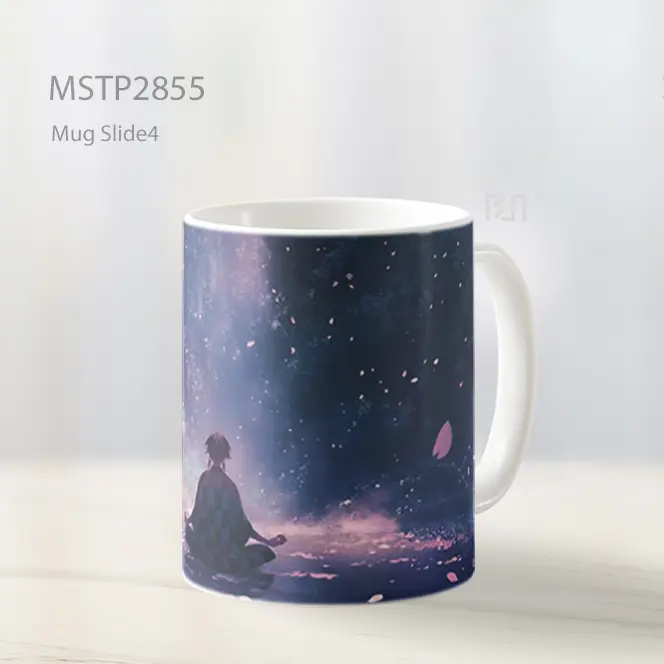 Mug Keramik Premium SNI - Tanjiro Air Terjun Kedamaian Demon Slayer Mug MSTP2855