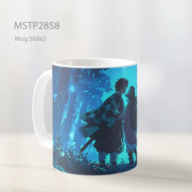 Tanjiro And Nezuko Cantik Kny Mug MSTP2858 - All-side / Desain