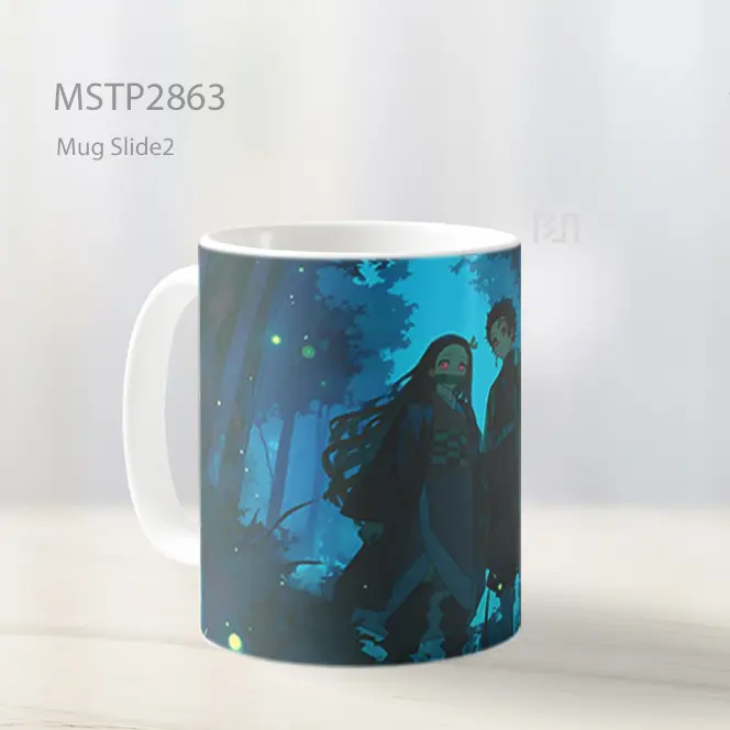 Tanjiro And Nezuko Hutan Demon Slayer Mug MSTP2863 - All-side / Desain