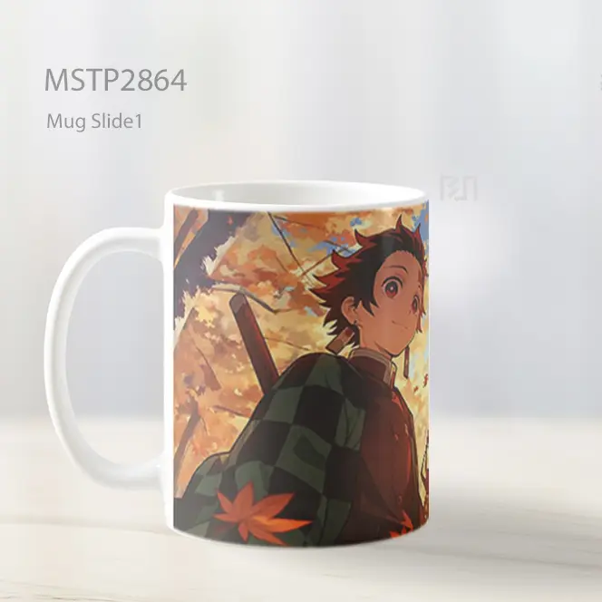 Tanjiro And Nezuko Hutan Musim Gugur Mug MSTP2864 - All-side / Desain