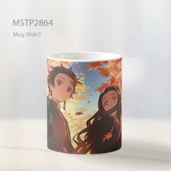 Tanjiro And Nezuko Hutan Musim Gugur Mug MSTP2864 - All-side / Desain