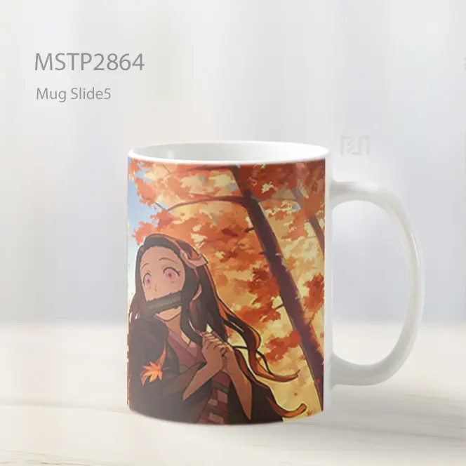 Tanjiro And Nezuko Hutan Musim Gugur Mug MSTP2864 - All-side / Desain