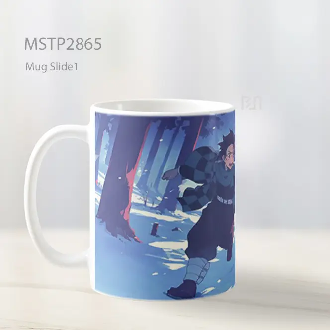 Tanjiro And Nezuko Lari Hutan Salju Mug MSTP2865 - All-side / Desain