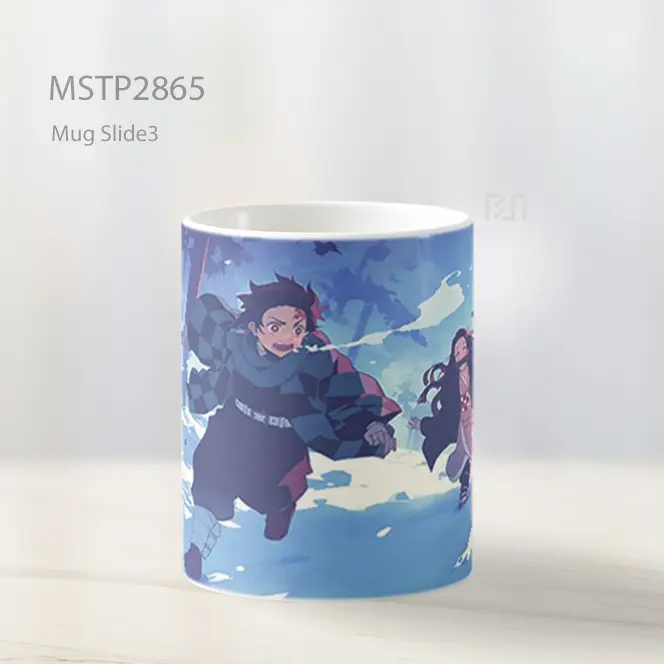 Tanjiro And Nezuko Lari Hutan Salju Mug MSTP2865 - All-side / Desain
