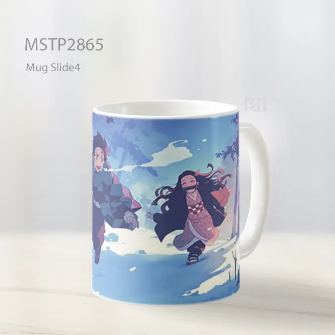 Tanjiro And Nezuko Lari Hutan Salju Mug MSTP2865