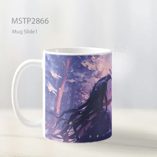 Tanjiro And Nezuko Momen Manis Salju Mug MSTP2866 - All-side / Desain