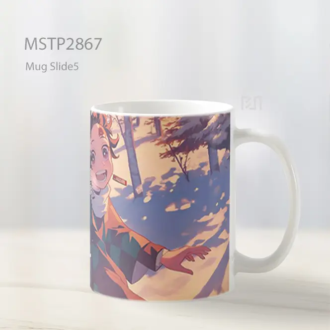 Tanjiro And Nezuko Salju Bahagia Hutan Mug MSTP2867 - All-side / Desain