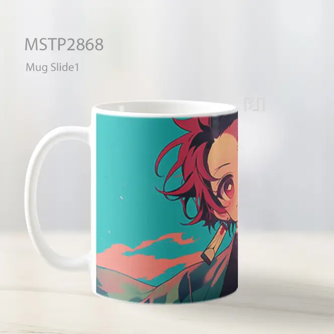 Tanjiro Anime Potret Mug MSTP2868 - All-side / Desain