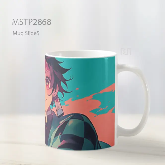 Tanjiro Anime Potret Mug MSTP2868 - All-side / Desain