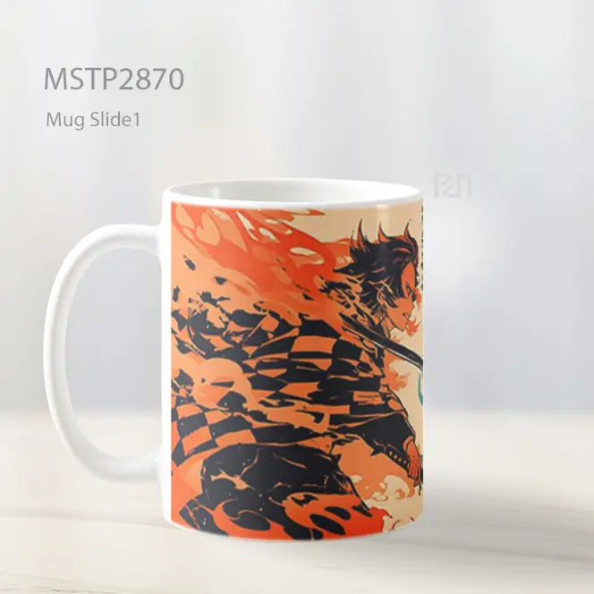 Tanjiro Api Vs Air Mug MSTP2870 - All-side / Desain