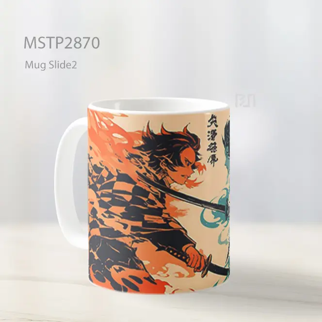 Tanjiro Api Vs Air Mug MSTP2870 - All-side / Desain