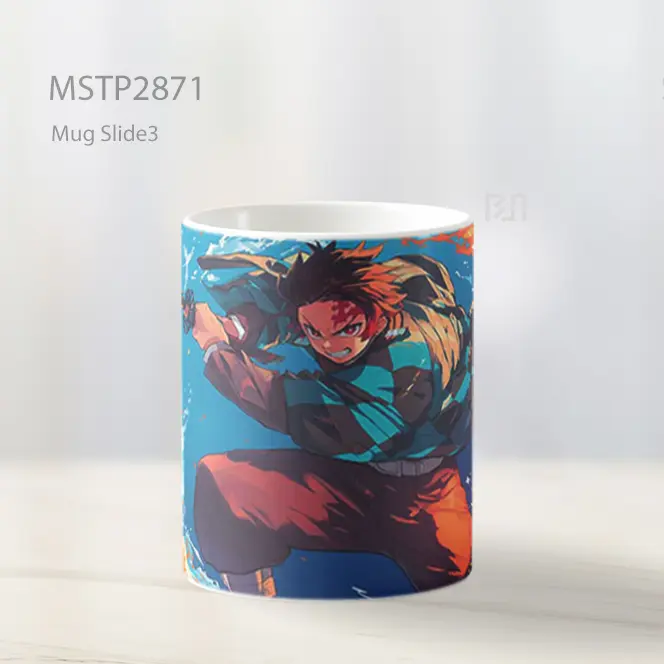 Tanjiro Blazing Sword Demon Slayer Mug MSTP2871 - All-side / Desain