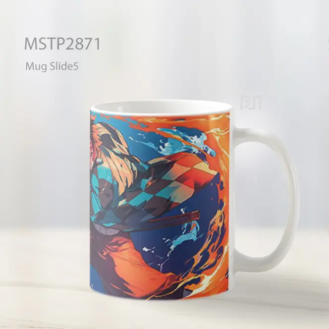 Tanjiro Blazing Sword Demon Slayer Mug MSTP2871 - All-side / Desain