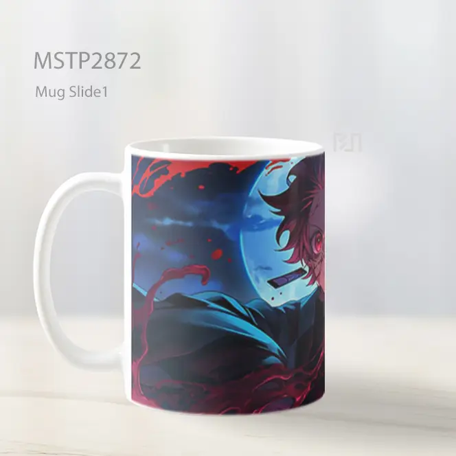 Tanjiro Bulan Berdarah Mug MSTP2872 - All-side / Desain
