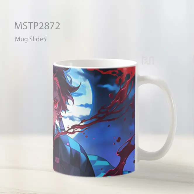 Tanjiro Bulan Berdarah Mug MSTP2872 - All-side / Desain