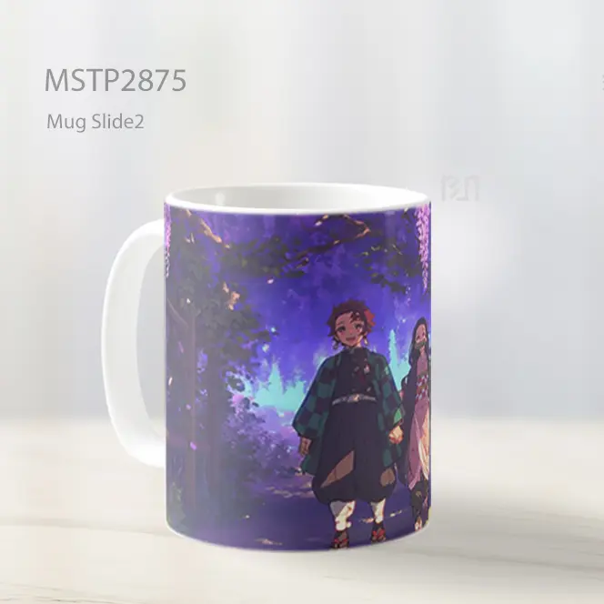 Tanjiro Dan Nezuko Demon Slayer Jalan Setapak Mug MSTP2875 - All-side / Desain
