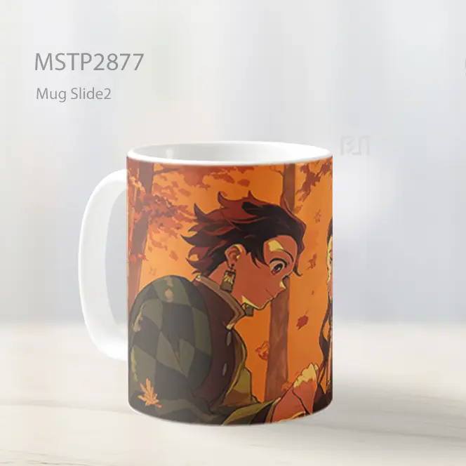 Tanjiro Dan Nezuko Musim Gugur Mug MSTP2877 - All-side / Desain