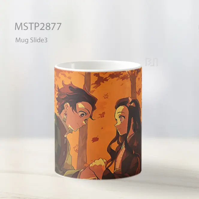 Tanjiro Dan Nezuko Musim Gugur Mug MSTP2877 - All-side / Desain