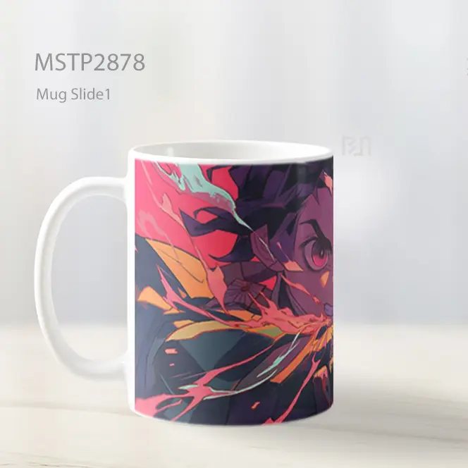 Tanjiro Demon Slayer Aksi Mug MSTP2878 - All-side / Desain