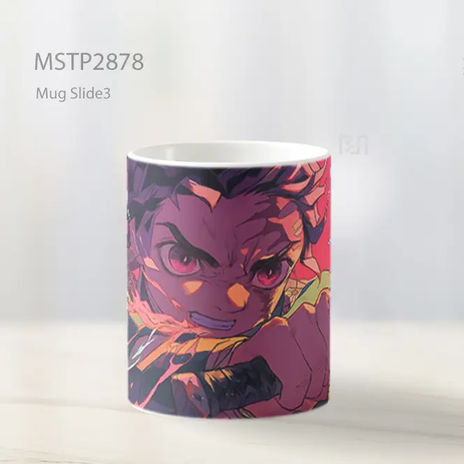 Tanjiro Demon Slayer Aksi Mug MSTP2878 - All-side / Desain