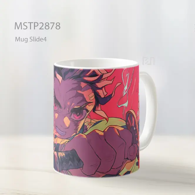 Tanjiro Demon Slayer Aksi Mug MSTP2878