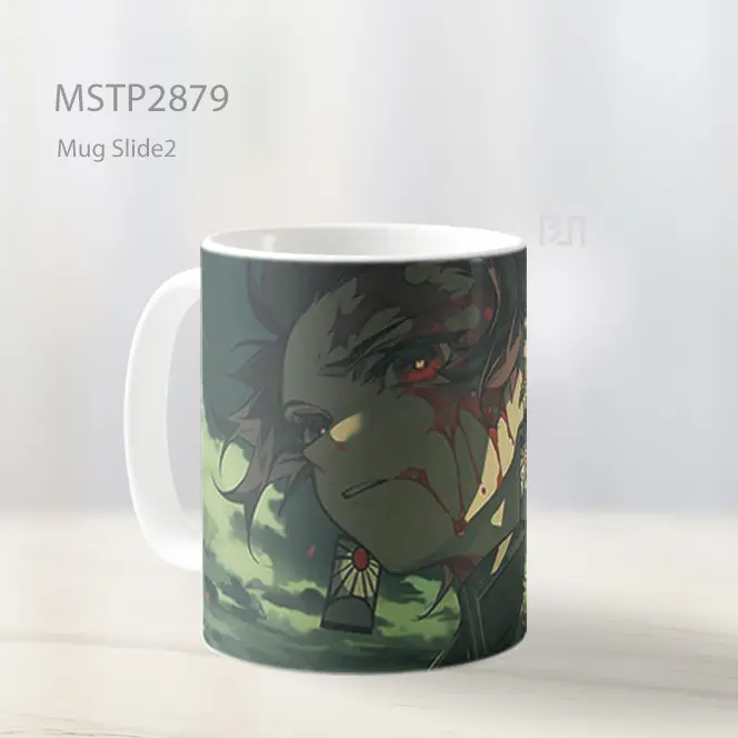 Tanjiro Demon Slayer Darah Muncrat Mug MSTP2879 - All-side / Desain