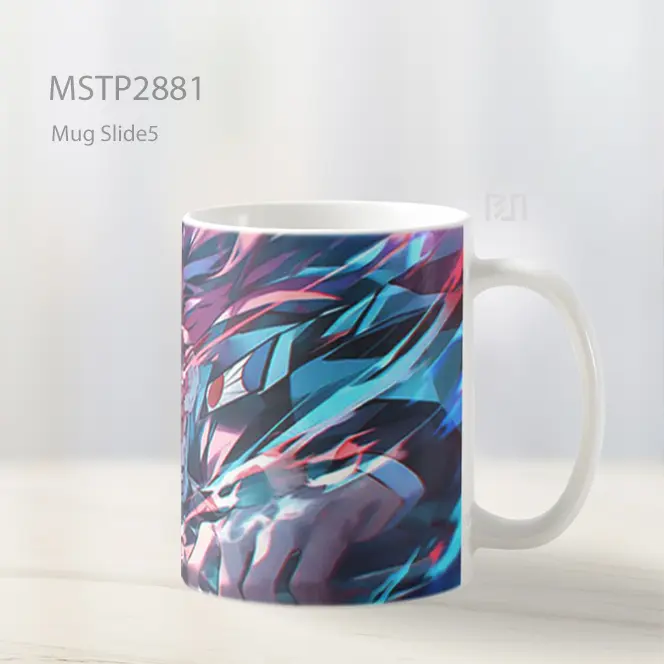 Tanjiro Demon Slayer Kompas Destruktif Mug MSTP2881 - All-side / Desain