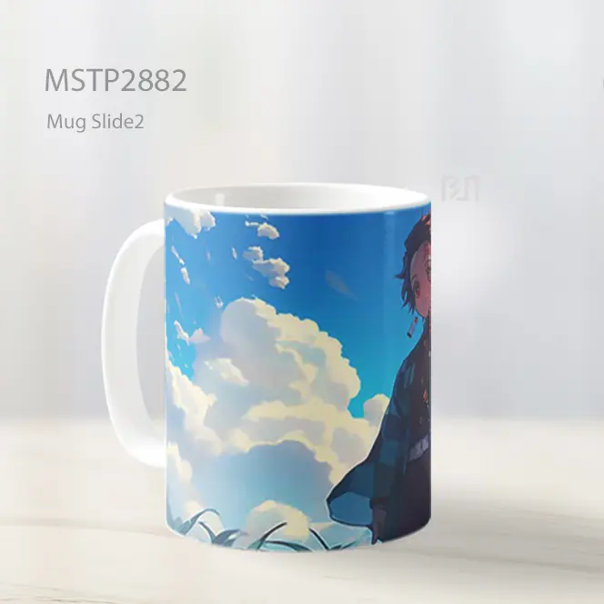 Tanjiro Demon Slayer Langit Cerah Mug MSTP2882 - All-side / Desain