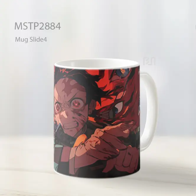 Tanjiro Demon Slayer Mata Penuh Amarah Mug MSTP2884