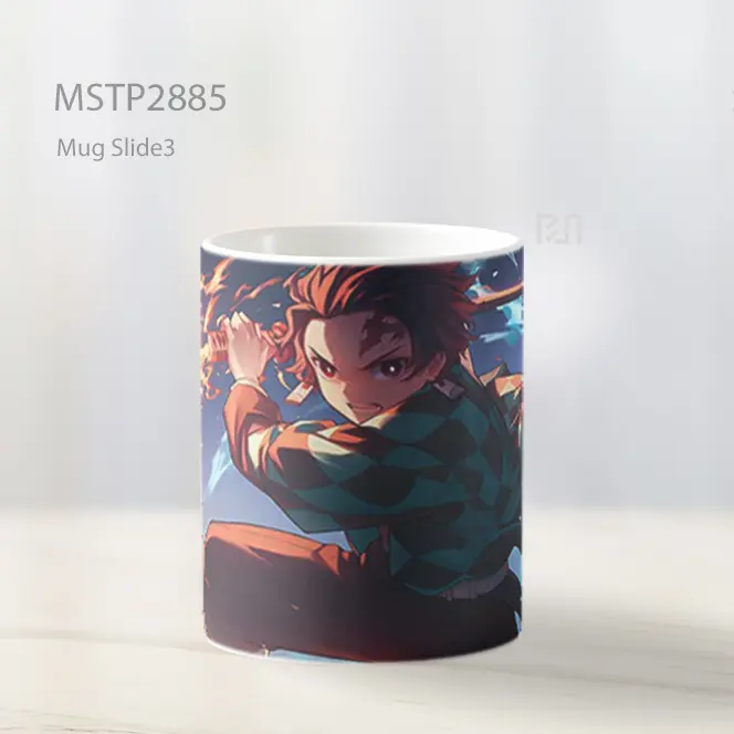Tanjiro Demon Slayer Nafas Api Mug MSTP2885 - All-side / Desain