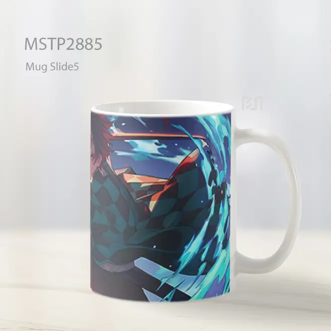 Tanjiro Demon Slayer Nafas Api Mug MSTP2885 - All-side / Desain