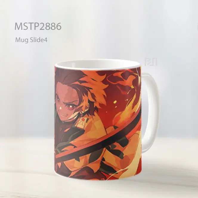 Tanjiro Demon Slayer Pedang Merah Mug MSTP2886