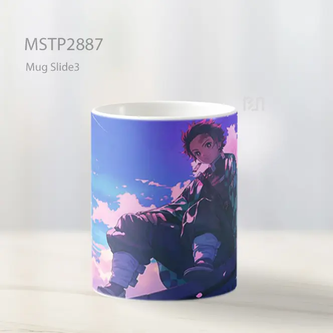 Tanjiro Demon Slayer Tatapan Langit Mug MSTP2887 - All-side / Desain