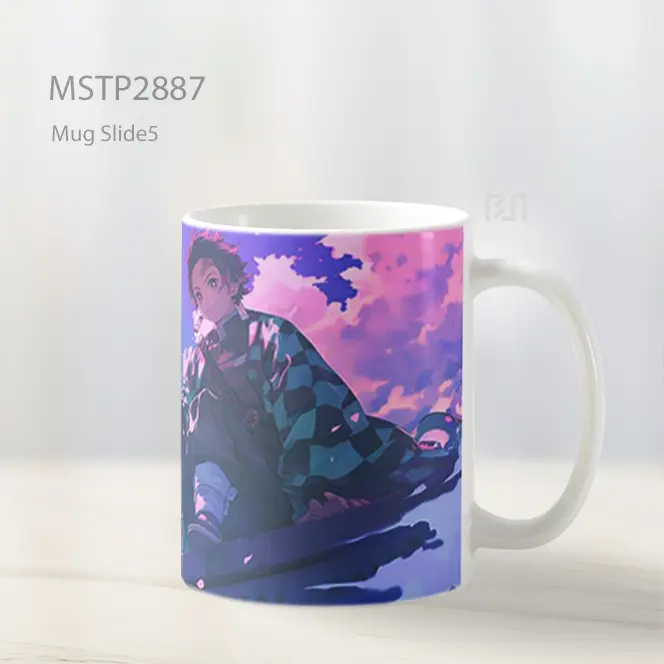 Tanjiro Demon Slayer Tatapan Langit Mug MSTP2887 - All-side / Desain