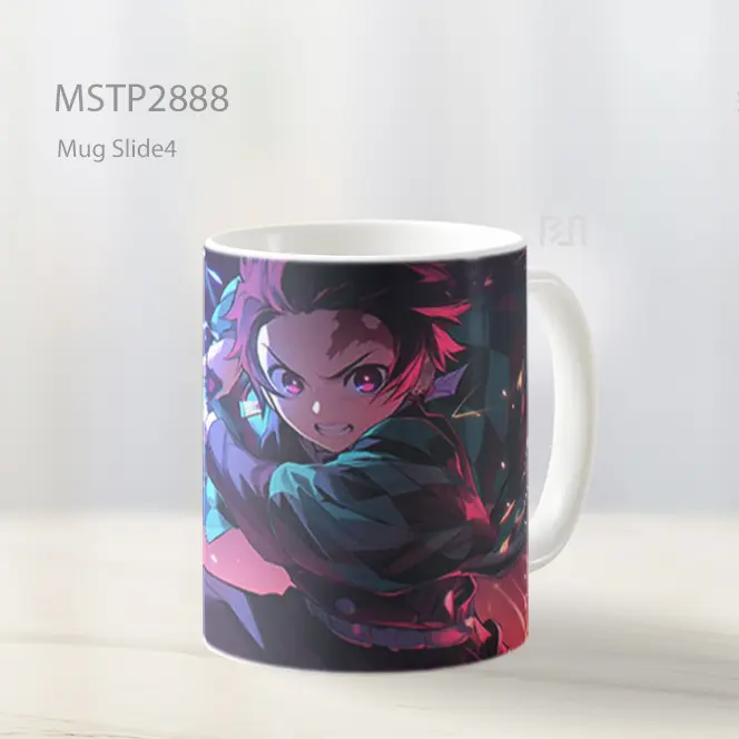 Tanjiro Demon Slayer Water Fire Attack Mug MSTP2888