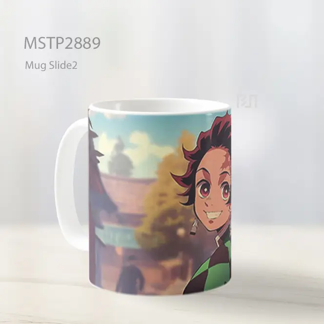 Tanjiro Dengan Senyum Cerah Mug MSTP2889 - All-side / Desain