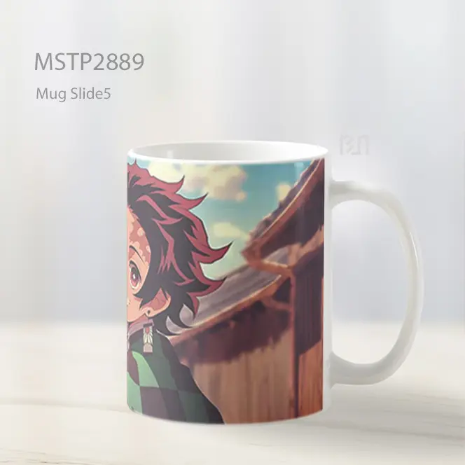 Tanjiro Dengan Senyum Cerah Mug MSTP2889 - All-side / Desain