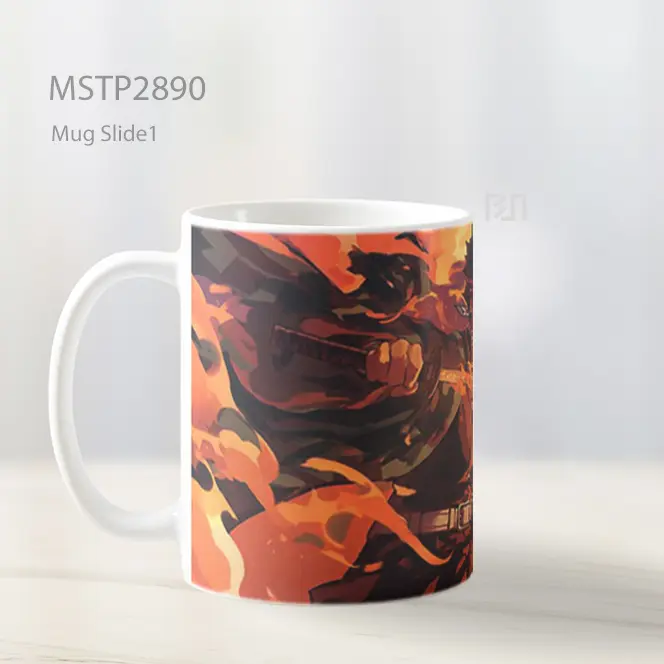 Tanjiro Fire Sword Demon Slayer Mug MSTP2890 - All-side / Desain
