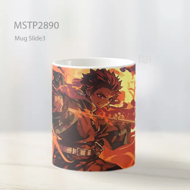 Tanjiro Fire Sword Demon Slayer Mug MSTP2890 - All-side / Desain