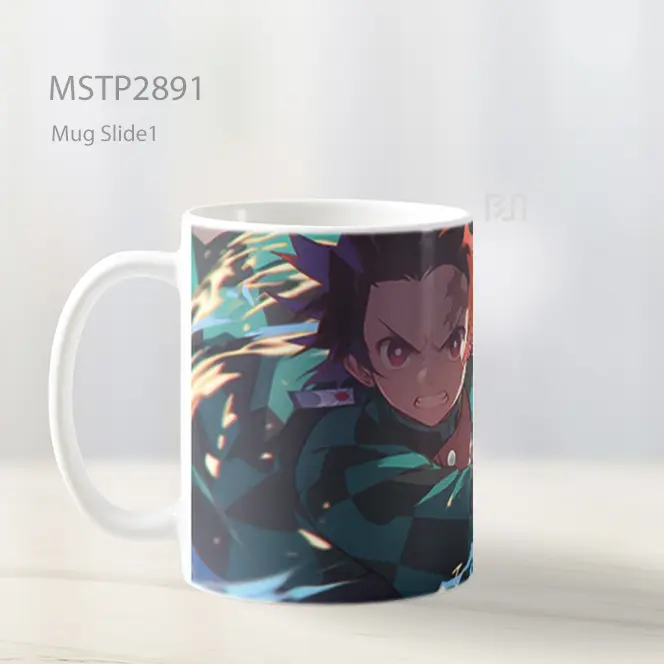 Tanjiro Gaya Kartun Menawan Mug MSTP2891 - All-side / Desain