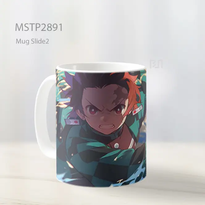 Tanjiro Gaya Kartun Menawan Mug MSTP2891 - All-side / Desain