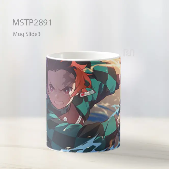 Tanjiro Gaya Kartun Menawan Mug MSTP2891 - All-side / Desain